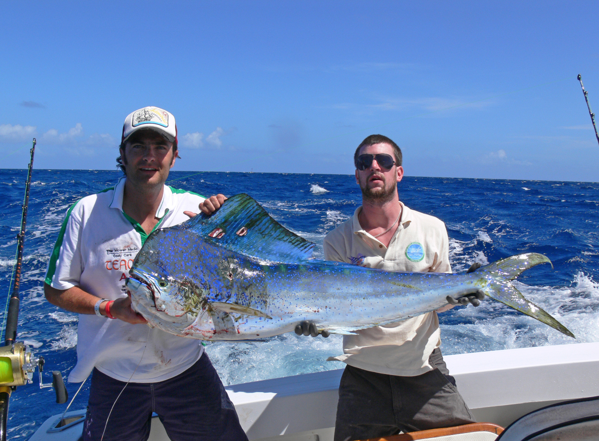 Rob Millard with his 45 lb dorado 2010