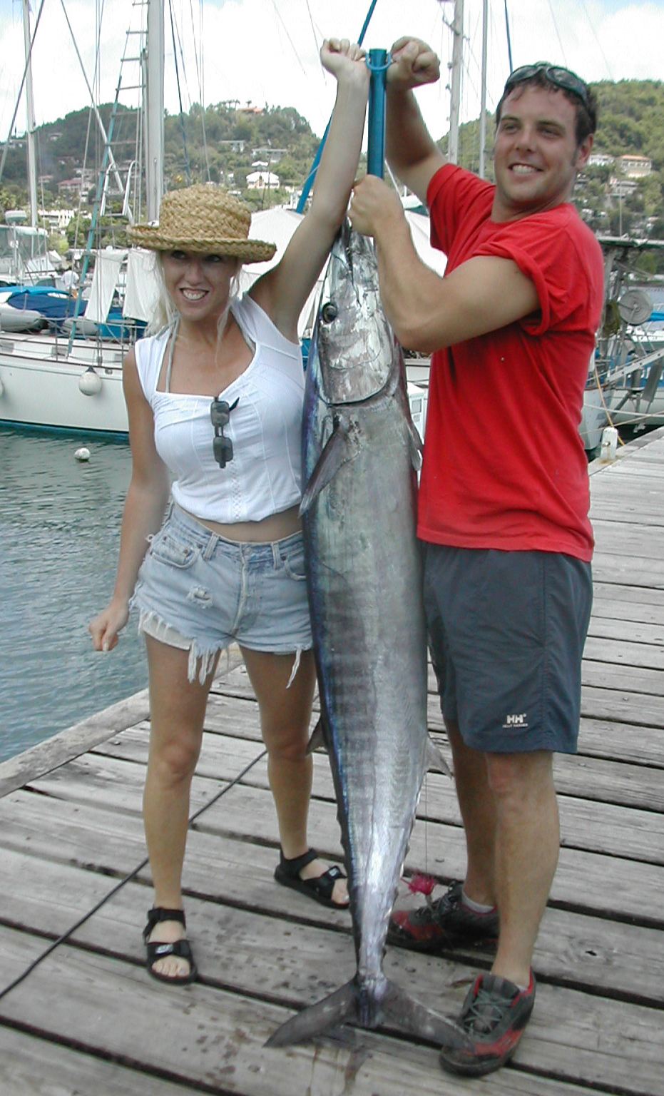 61lb former boat record Richard Holt 2004