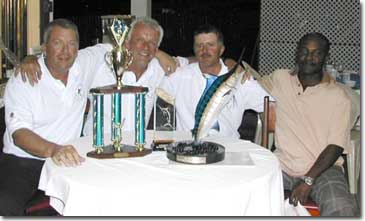 winning team 2003 with the trophies