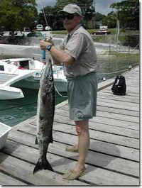 30lb barracuda record held by Graham at GYC dock