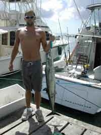 wahoo caught by cruise ship passenger this morning