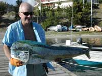 Brian with his dorado at GYC