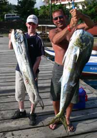 Steve & Jake with their dorado