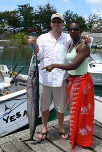 Craig & Paula with their wahoo