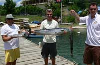 Paul, Richard & danny with the wahoo