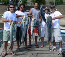 SGU students withg a great haul of dorado onboard yes Aye grenada