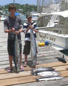 kids with their wahoo