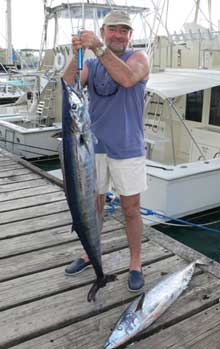 wahoo caught on Yes Aye