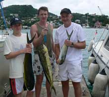 Rick & sons caught these dorado