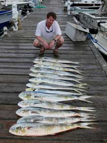 Jeremy with a lot of dorado!!