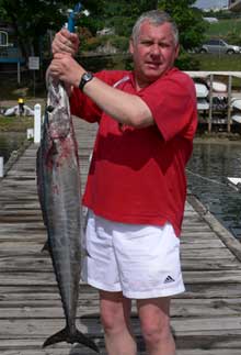 Henry with his wahoo at GYC