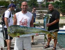 SGU students with their dorado