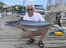 wahoo caught onboard true blue Sportfishing grenada