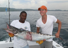 nice wahoo catch on True Blue Sportfishing