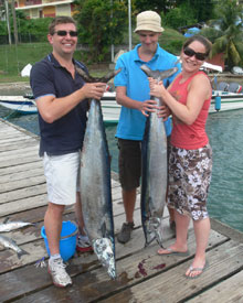 nice wahoo catch on true blue Sportfishing grenada