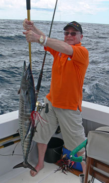 tasty speedy wahoo caught in grenada on yes aye