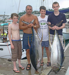 you can fill your boots with Grenada's yellowfin tuna