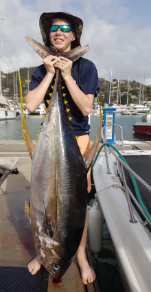 Grenada has big yellowfin tuna catch one onboard Yes Aye