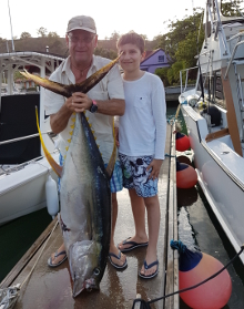 Grenada has big yellowfin tuna catch one onboard Yes Aye