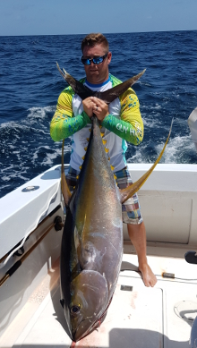 Grenada has big yellowfin tuna catch one onboard Yes Aye