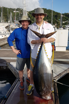 Grenada has big yellowfin tuna catch one onboard Yes Aye