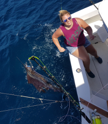 True Blue Sportfishing love to catch Grenada sailfish