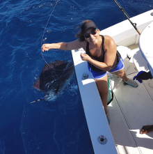 True Blue Sportfishing love to catch Grenada sailfish