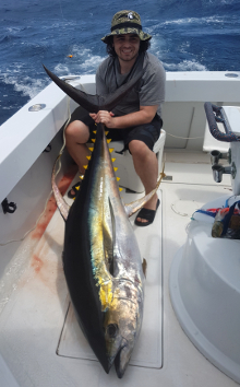 Grenada has big yellowfin tuna catch one onboard Yes Aye