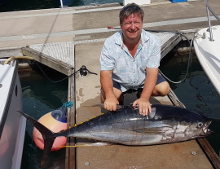 Grenada has big yellowfin tuna catch one onboard Yes Aye