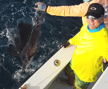 True Blue Sportfishing love to catch Grenada sailfish