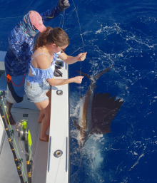 True Blue Sportfishing love to catch Grenada sailfish