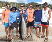 Grenada has big yellowfin tuna catch one onboard Yes Aye