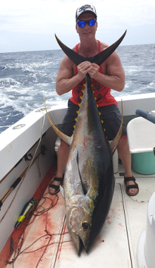 Grenada has big yellowfin tuna catch one onboard Yes Aye