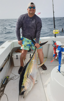 Grenada has big yellowfin tuna catch one onboard Yes Aye