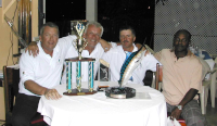 Paul, Max, Gary & George with the winning boat and angler trophies 2003 sibt