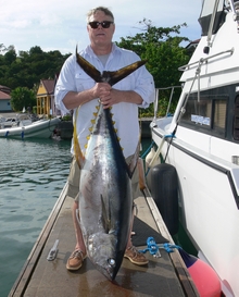 Grenada has 2 big game fish - blue marlin and yellowfin tuna