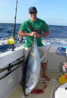awesome yellowfin tuna for guest at Sandals